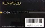 Compact Cassette Kenwood NX 90 Type I Normal 1989 Worldwide