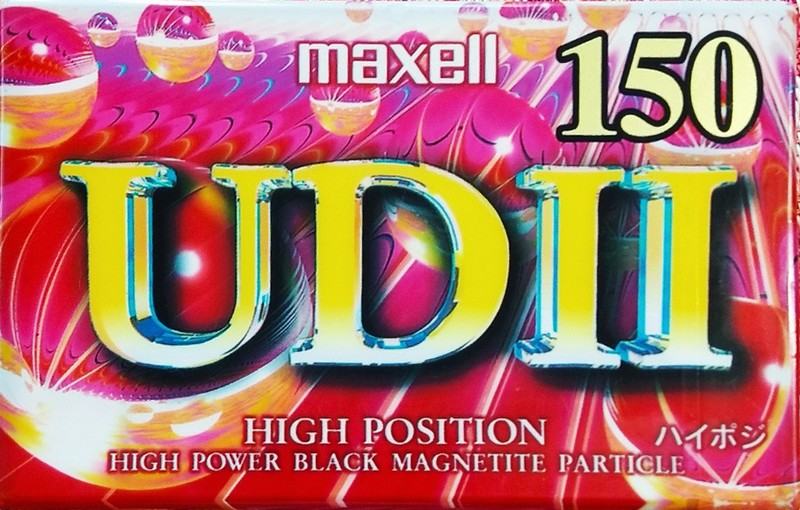 Compact Cassette Maxell UDII / UD2 150 "UD2-150J" Type II Chrome 1995 Japan
