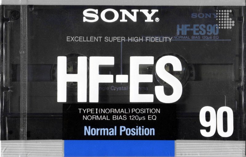 Compact Cassette Sony HF-ES 90 Type I Normal 1988 Japan
