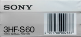 3 pack Sony HF-S 60 Type I Normal 1985 Europe