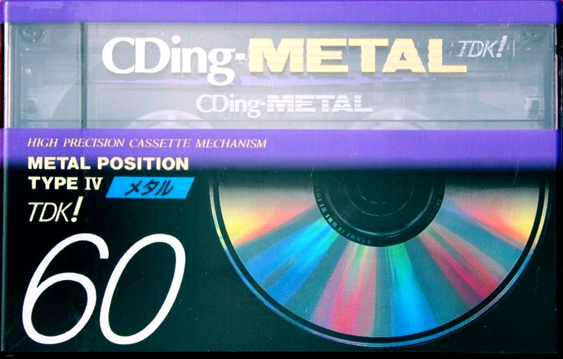 Compact Cassette: TDK  - CDing-Metal 60