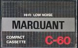 Compact Cassette Marquant 60 Type I Normal Unknown Country