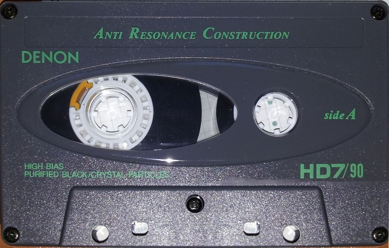 Compact Cassette Denon HD7 90 "HD7-90SE" Type II Chrome 1991 Worldwide