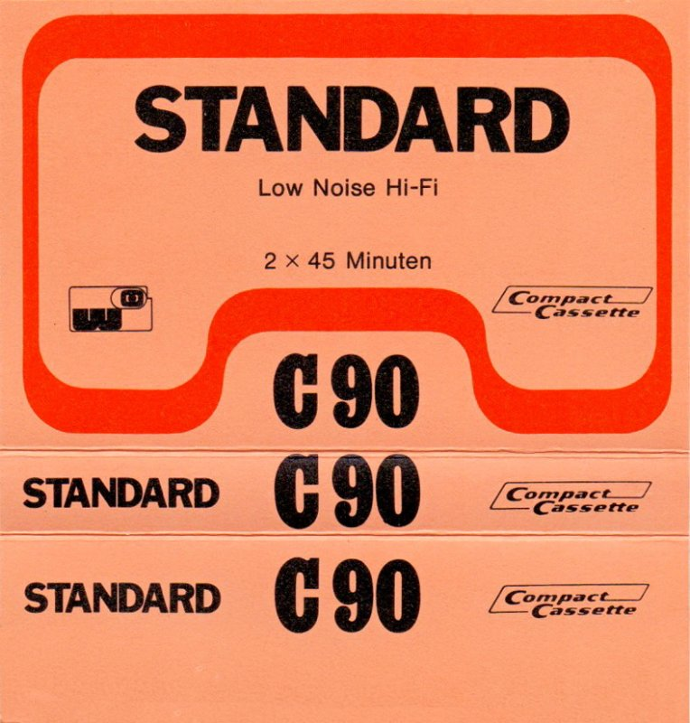 Compact Cassette Standard 90 Type I Normal Germany