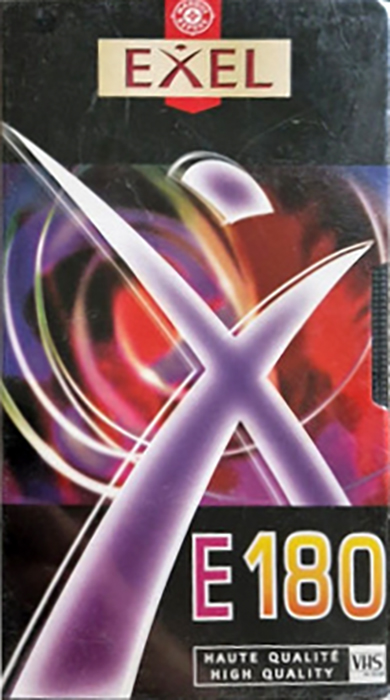 VHS, Video Home System Exel 180 Type I Normal Europe