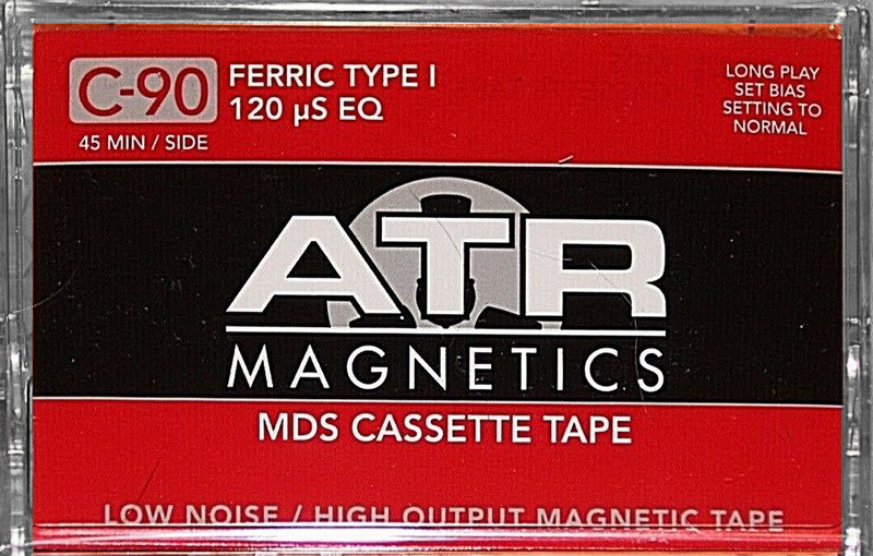 Compact Cassette ATR Magnetics MDS Cassette 90 Type I Normal USA