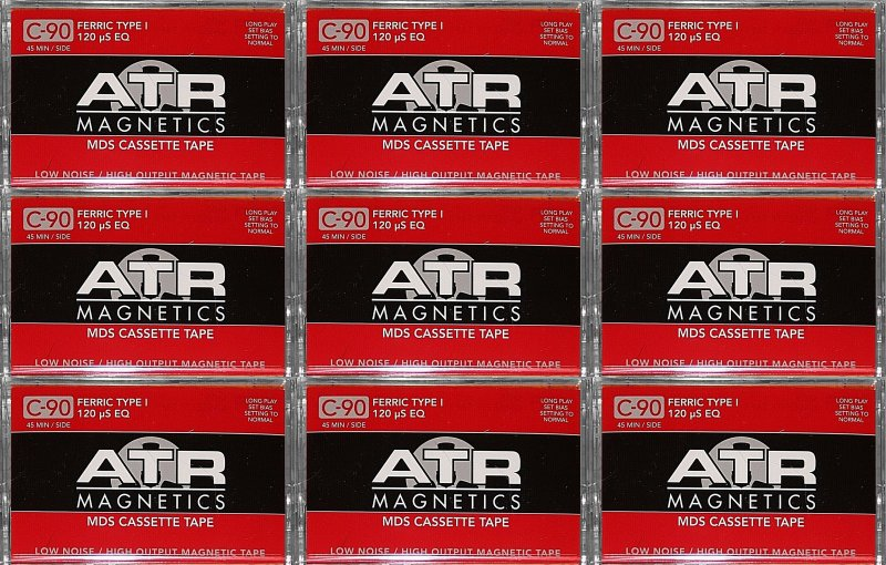 Compact Cassette ATR Magnetics MDS Cassette 90 Type I Normal USA