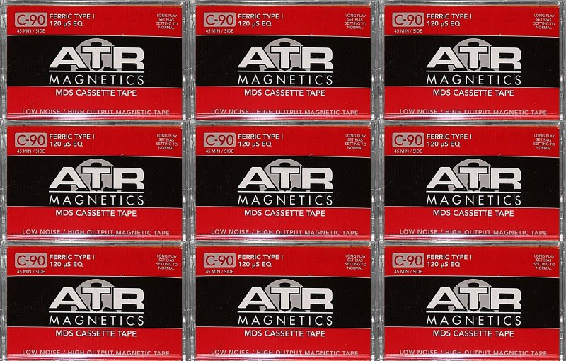 Compact Cassette:  ATR Magnetics - MDS Cassette 90