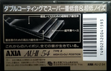 Compact Cassette AXIA AU-II 54 Type II Chrome 1991 Japan