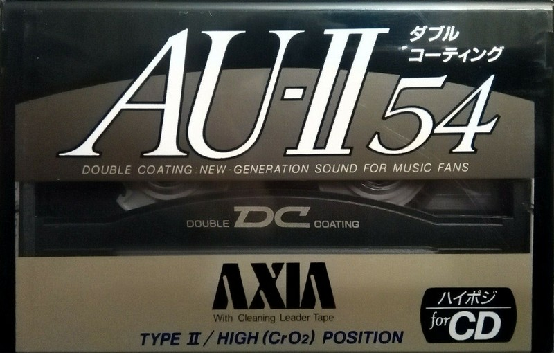 Compact Cassette: FUJI AXIA - AU-II 54