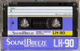 Compact Cassette Sound Breeze 90 "LH" Type I Normal Europe, USSR