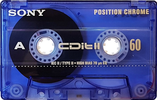 Compact Cassette Sony CDit II 60 Type II Chrome 1998 Europe