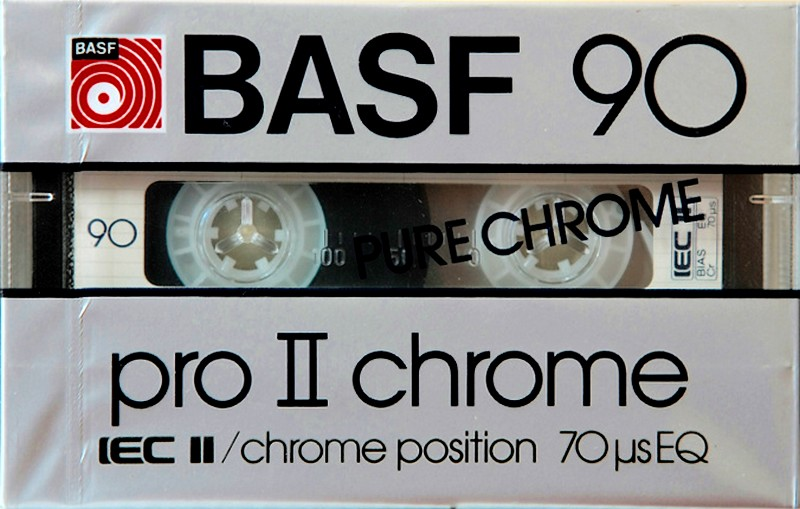 Compact Cassette: BASF  - Pro II Chrome 90