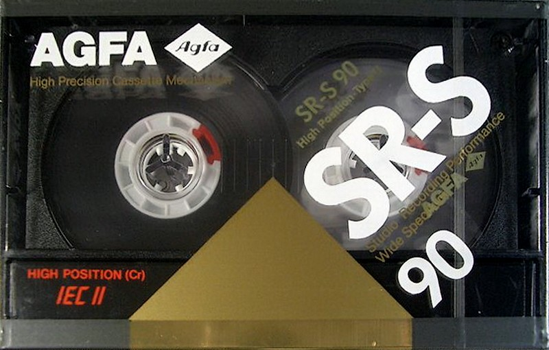 Compact Cassette AGFA SR-S 90 Type II Chrome 1989 Europe