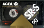 Compact Cassette AGFA SR-S 90 Type II Chrome 1989 Europe