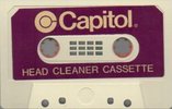 Compact Cassette Capitol Cleaning Cassette 1973 USA