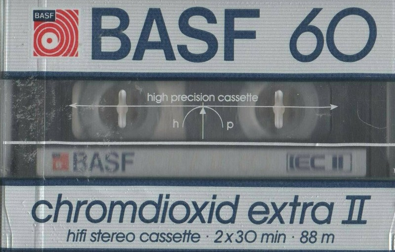 Compact Cassette: BASF  - Chromdioxid Extra II 60