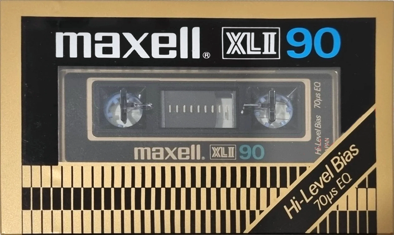 Compact Cassette Maxell XLII 90 Type II Chrome 1980 Japan
