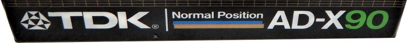 Compact Cassette TDK AD-X 90 Type I Normal 1982 USA