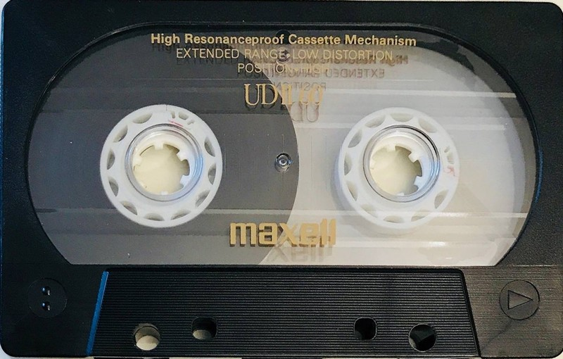 Compact Cassette Maxell UDII / UD2 60 Type II Chrome 1989 Japan