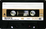 Compact Cassette Sony Duad 46 Type III Ferro Chrome 1983 Japan