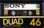 Compact Cassette Sony Duad 46 Type III Ferro Chrome 1983 Japan