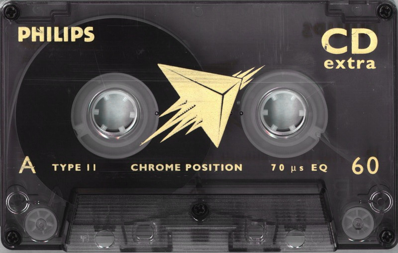 Compact Cassette Philips CD Extra 60 Type II Chrome 1998 Europe