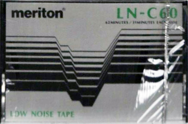Compact Cassette Meriton LN 60 Type I Normal USA