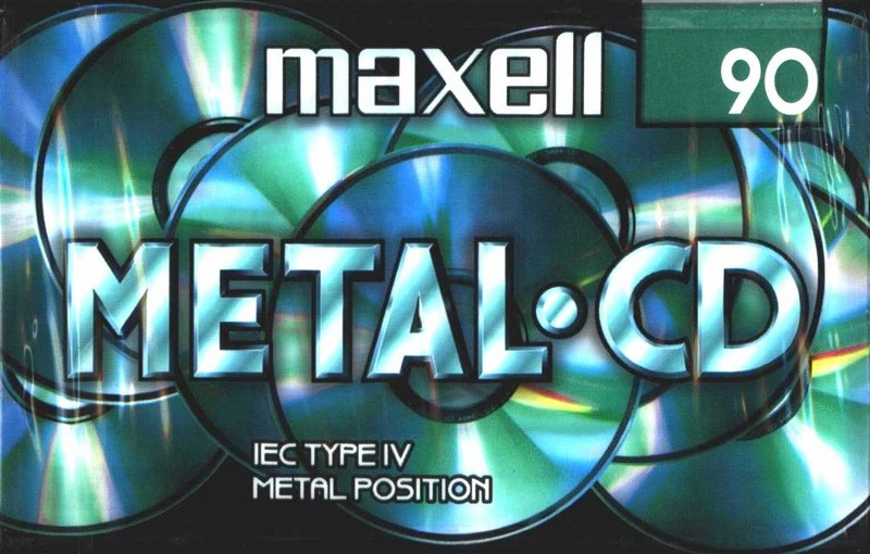 Compact Cassette Maxell Metal CD 90 Type IV Metal 1998 Europe