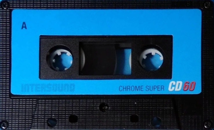 Compact Cassette Intersound CD 60 Type II Chrome 1985 Europe