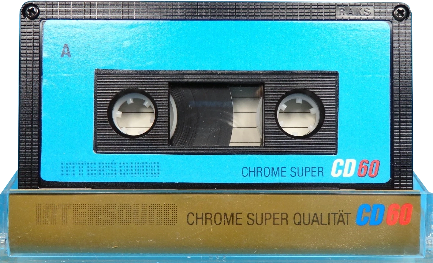 Compact Cassette Intersound CD 60 Type II Chrome 1985 Europe