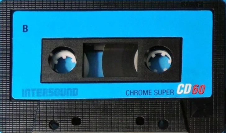 Compact Cassette Intersound CD 60 Type II Chrome 1985 Europe