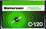 Compact Cassette Universum 120 Type I Normal 1973 Europe