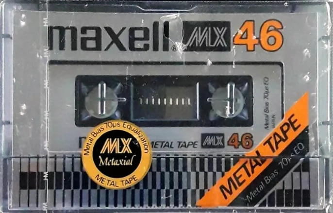 Compact Cassette Maxell MX 46 Type IV Metal 1978 USA