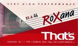 Compact Cassette Thats RX-A Roxana 46 Type I Normal 1993 Europe