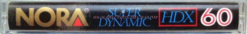 Compact Cassette Nora HDX 60 Type I Normal Turkey