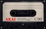 Compact Cassette Akai Canada 90 Type I Normal 1979 Canada