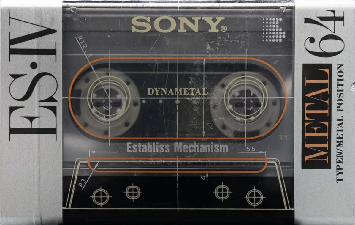 Compact Cassette Sony ES-IV 64 "ESM4 64" Type IV Metal 1991 Japan