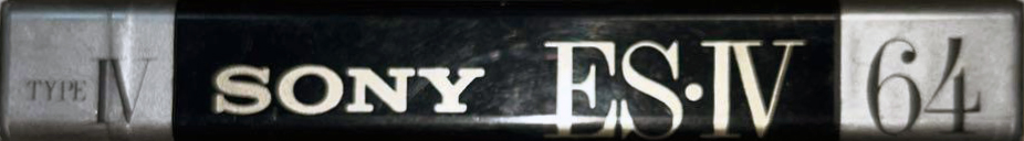 Compact Cassette Sony ES-IV 64 "ESM4 64" Type IV Metal 1991 Japan