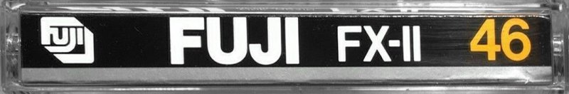 Compact Cassette Fuji FX-II 46 Type II Chrome 1980 Europe, North America