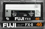 Compact Cassette Fuji FX-II 46 Type II Chrome 1980 Europe, North America