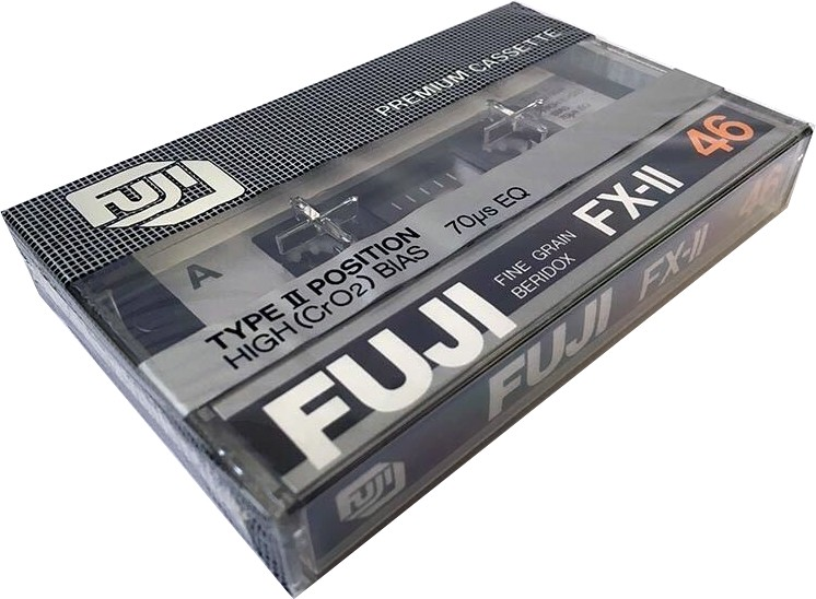 Compact Cassette Fuji FX-II 46 Type II Chrome 1980 Europe, North America