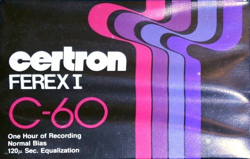 Compact Cassette Certron Ferex I 60 Type I Normal 1980 USA