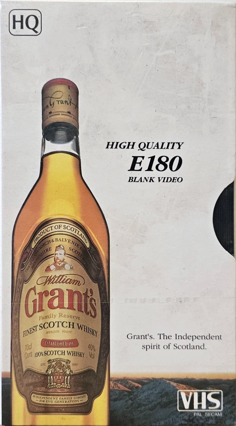 VHS, Video Home System Grant's 180 Type I Normal UK
