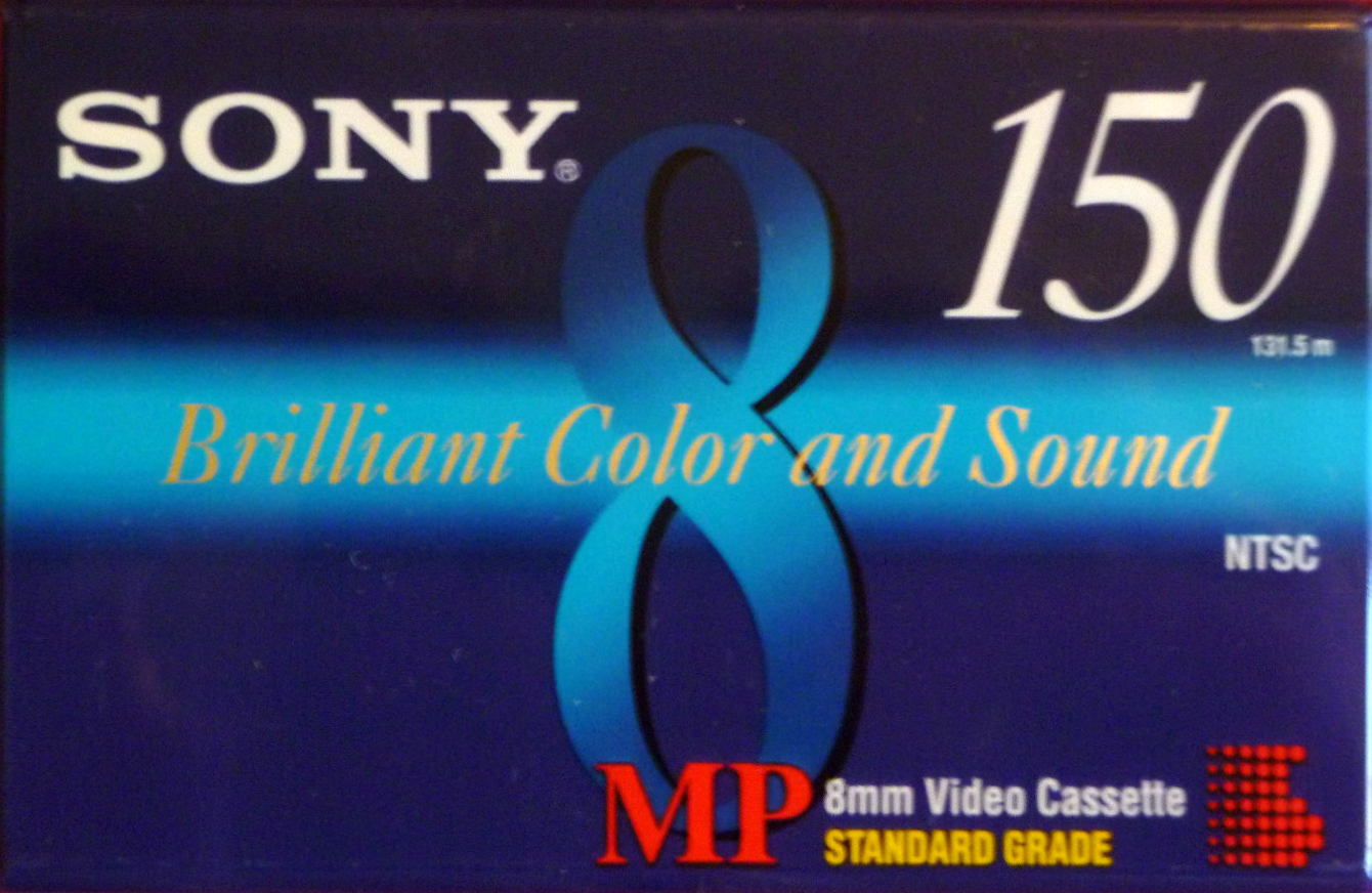 Video8, Hi8, Digital8 Sony MP 150 "P6-150MPC" Type I Normal 1996 North America