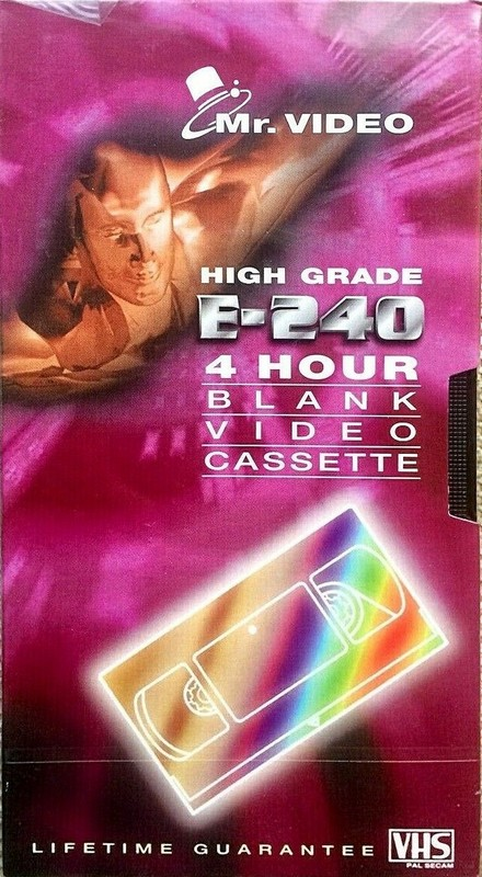 VHS, Video Home System Mr. Video 240 Type I Normal Europe