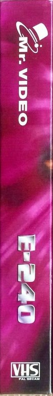 VHS, Video Home System Mr. Video 240 Type I Normal Europe