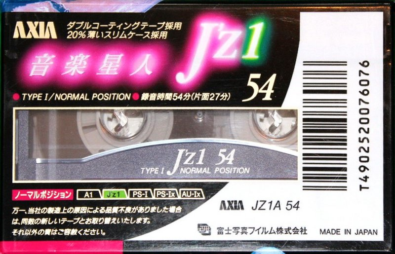 Compact Cassette: FUJI AXIA - J`z 1 54