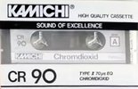 Compact Cassette Kamichi CR 90 Type II Chrome Europe
