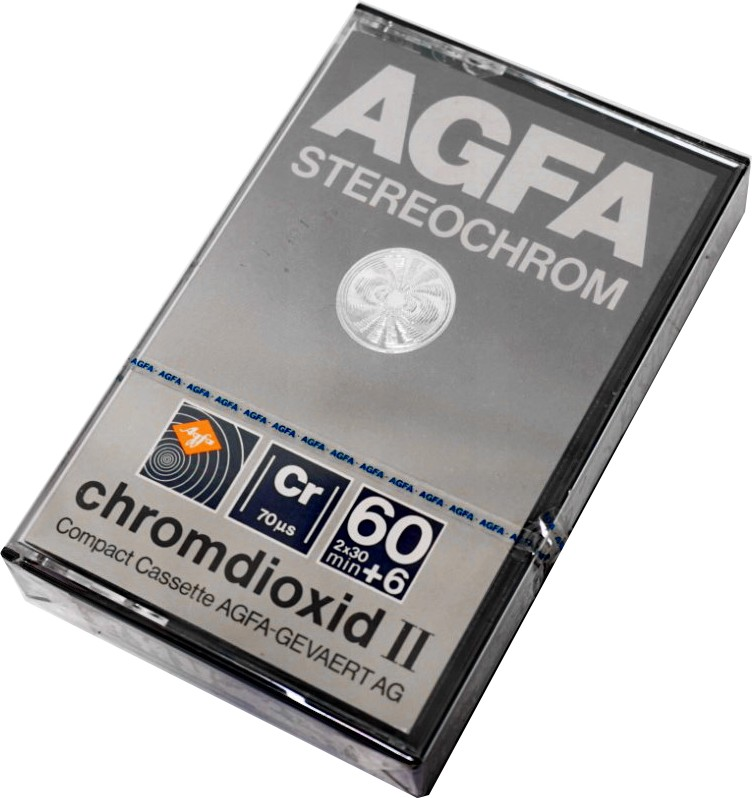 Compact Cassette AGFA Stereochrom 60+6 Type II Chrome 1979 Europe